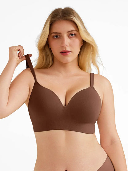 Seamless Push-Up Wireless Full Coverage Bra