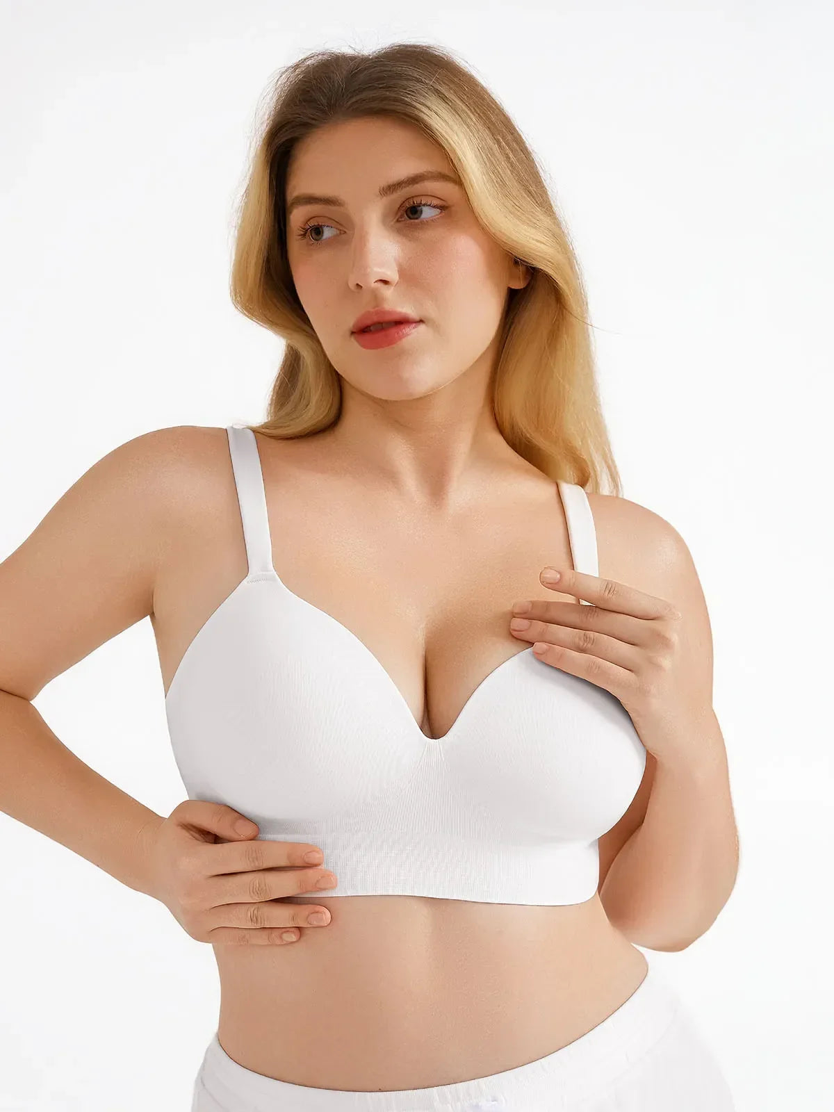 Seamless Push-Up Wireless Full Coverage Bra