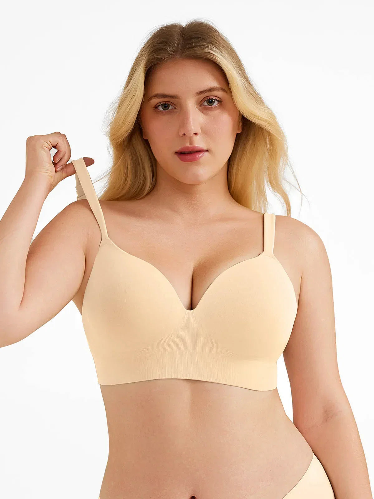 Seamless Push-Up Wireless Full Coverage Bra