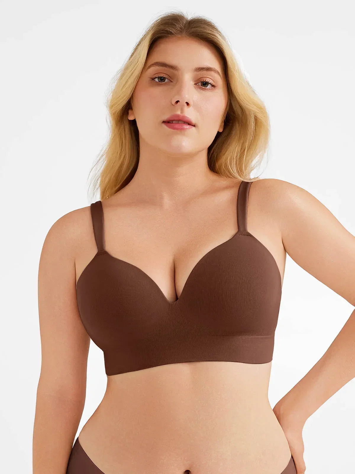 Seamless Push-Up Wireless Full Coverage Bra