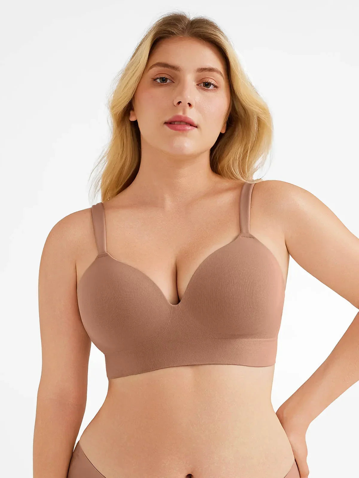 Seamless Push-Up Wireless Full Coverage Bra