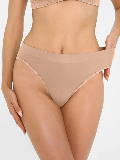 Seamless Ribbed-Waist Brief