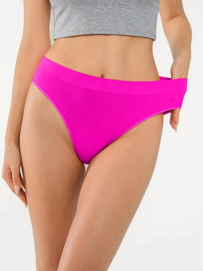 Seamless Ribbed-Waist Brief