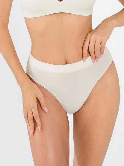 Seamless Ribbed-Waist Brief