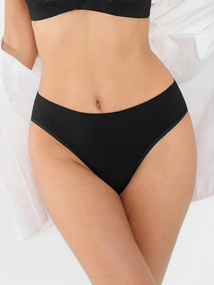 Seamless Ribbed-Waist Brief