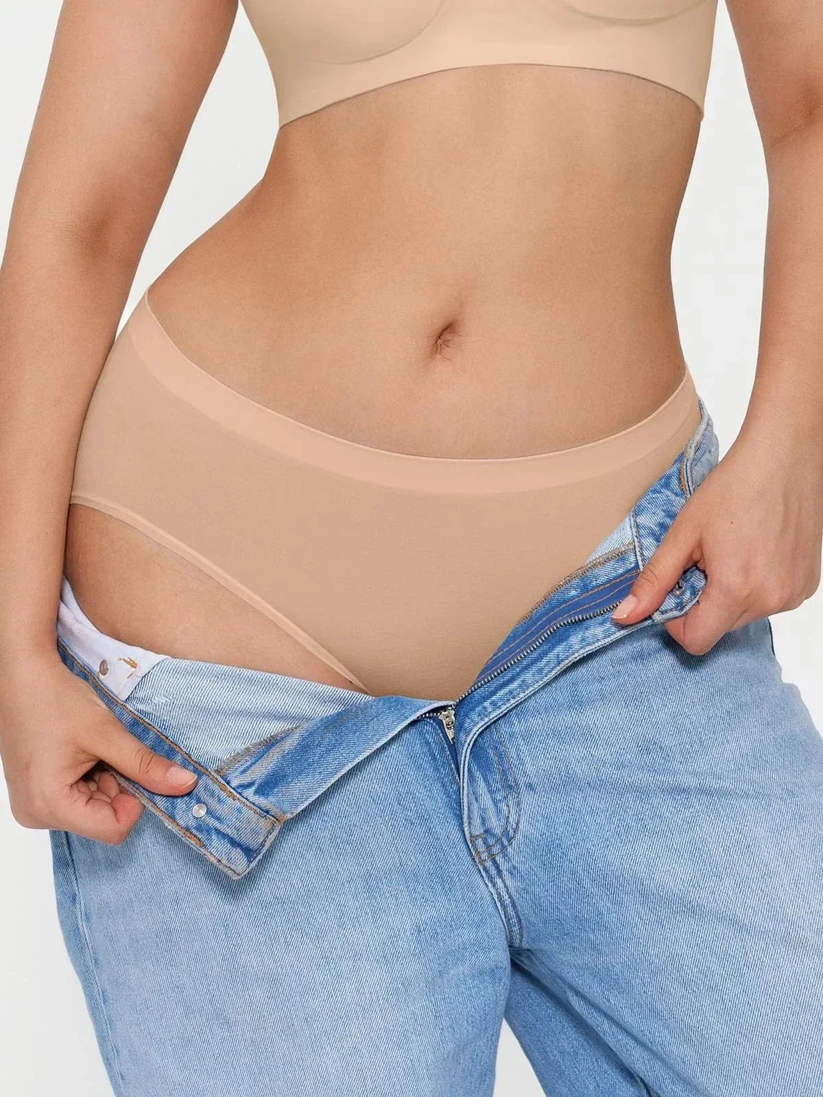 Seamless Second-Skin High-Waist Brief