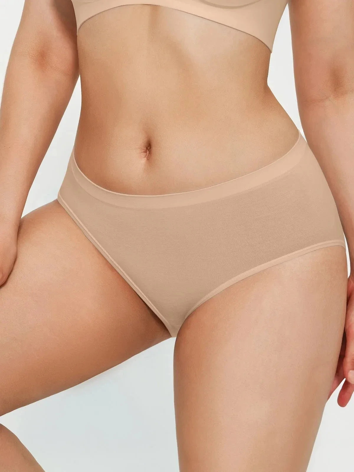 Seamless Second-Skin High-Waist Brief