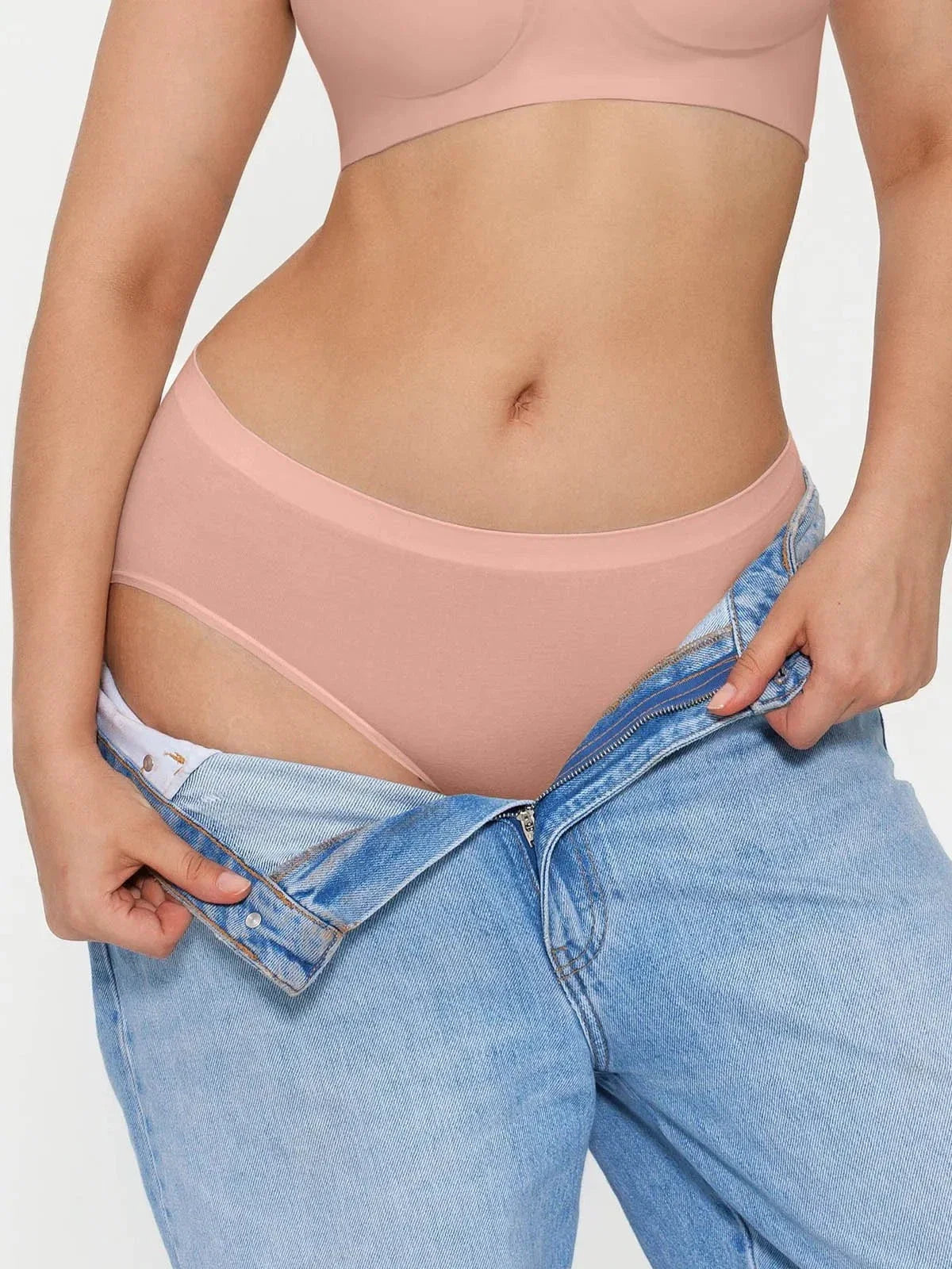 Seamless Second-Skin High-Waist Brief