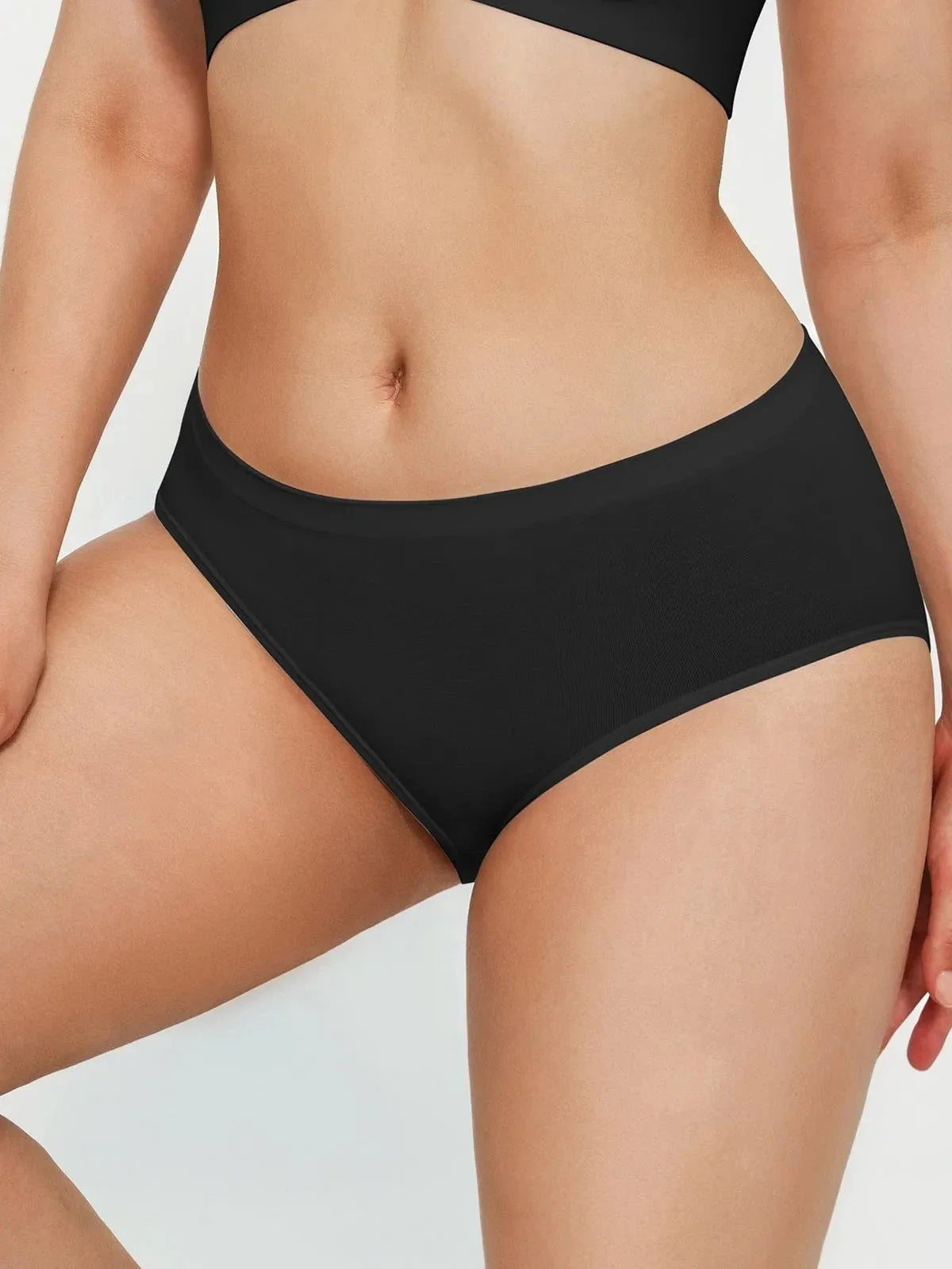 Seamless Second-Skin High-Waist Brief