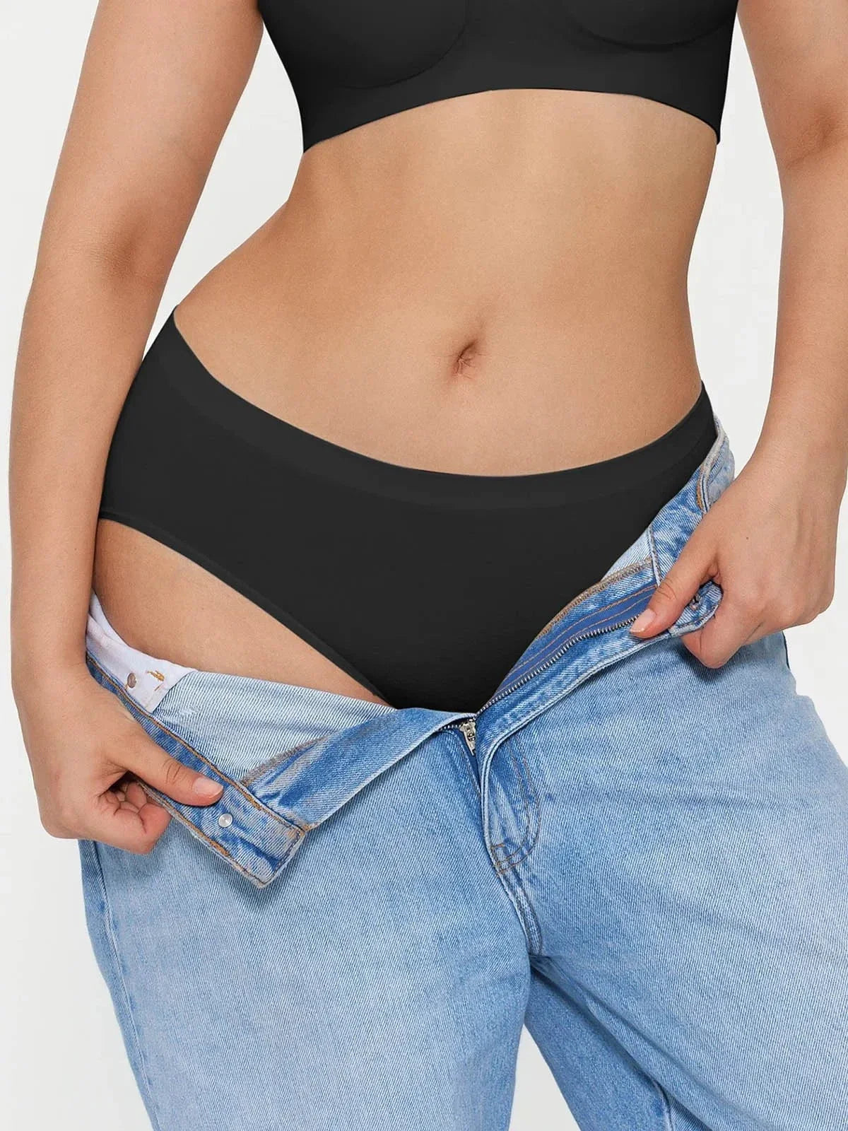 Seamless Second-Skin High-Waist Brief