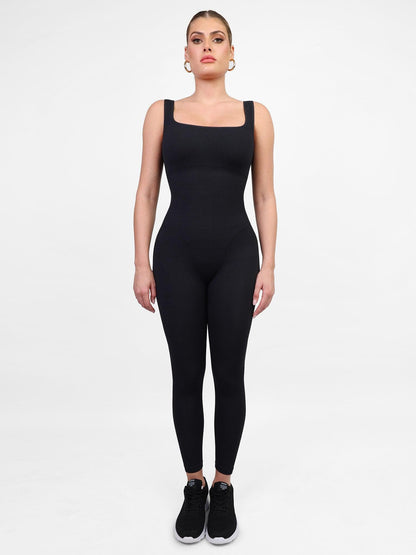 Shapewear Seamless Square Neck Workout Jumpsuit or Romper