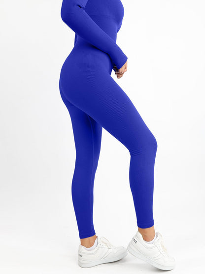 Shapewear Long Sleeve Seamless Thumb Hole Jumpsuit