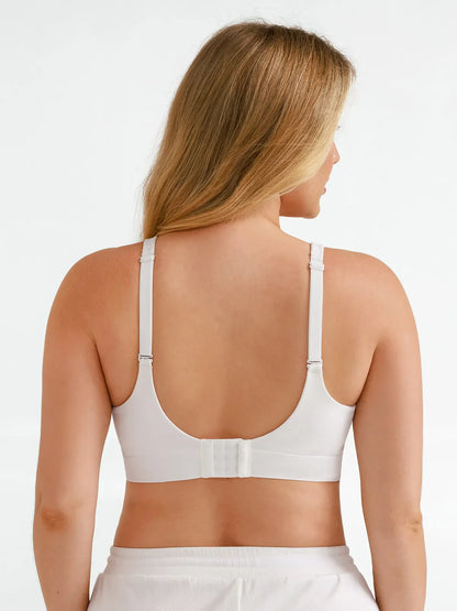 Seamless Wireless Adjustable Wide-Strap T-Shirt Bra