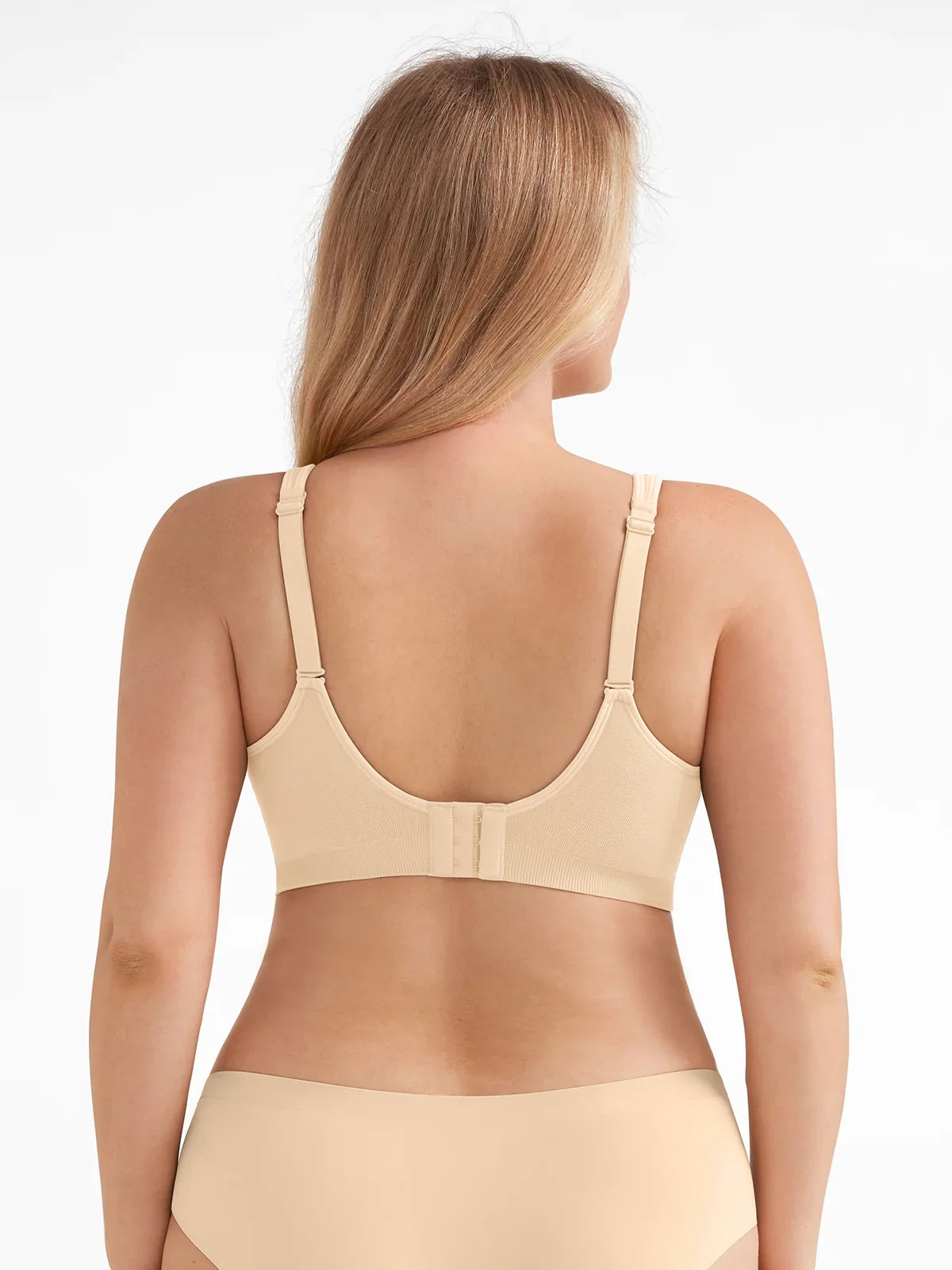 Seamless Wireless Wide-Strap Everyday Bra