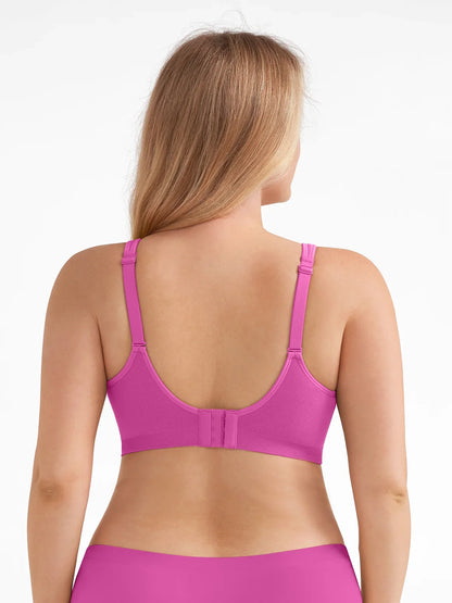 Seamless Wireless Wide-Strap Everyday Bra