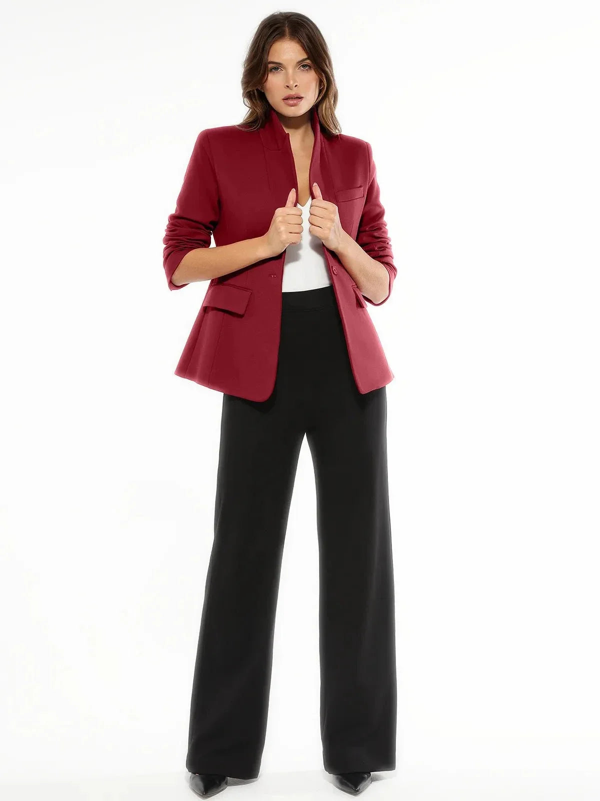 Shape-Sculpting Fitted Blazer
