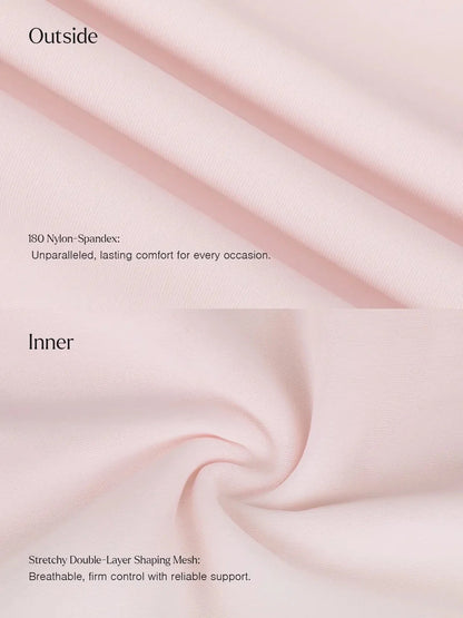 Shapewear Boatneck Draped Sculpting Maxi Dress