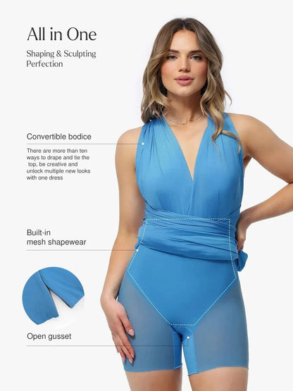 Shapewear Convertible Infinity Sculpting Midi Dress