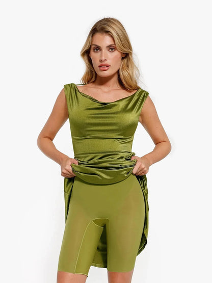 Shapewear Convertible Shine Sculpting Maxi Mermaid Dress