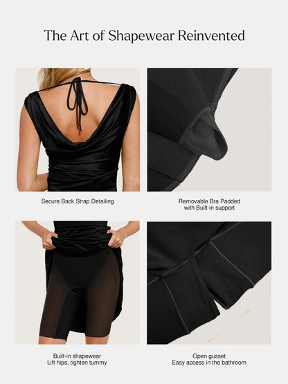 Shapewear Convertible Shine Sculpting Mermaid Dress
