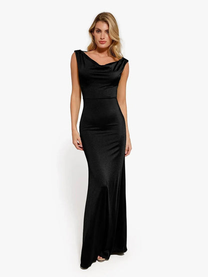 Shapewear Convertible Shine Sculpting Maxi Mermaid Dress