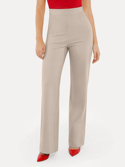 Shapewear Executive High Waisted Wide-Leg Ponte Pants