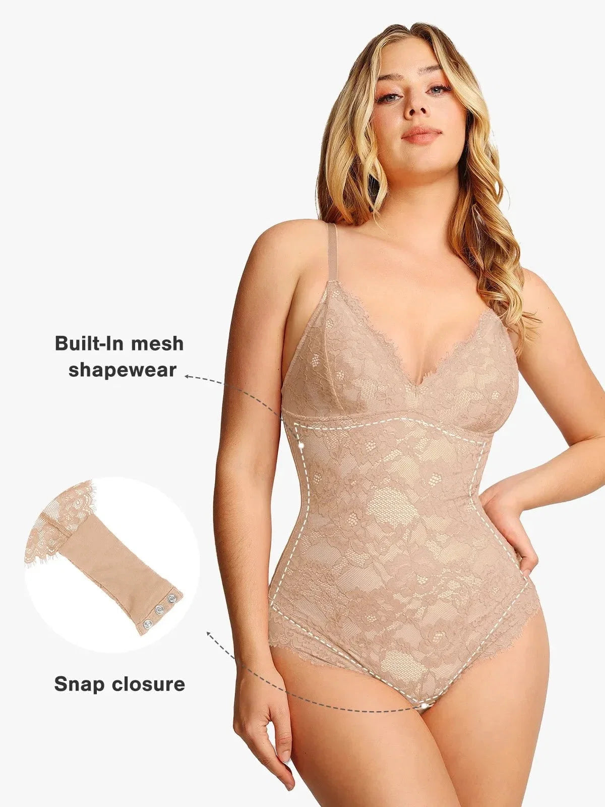 Sexy Lace Bodysuit Shapewear