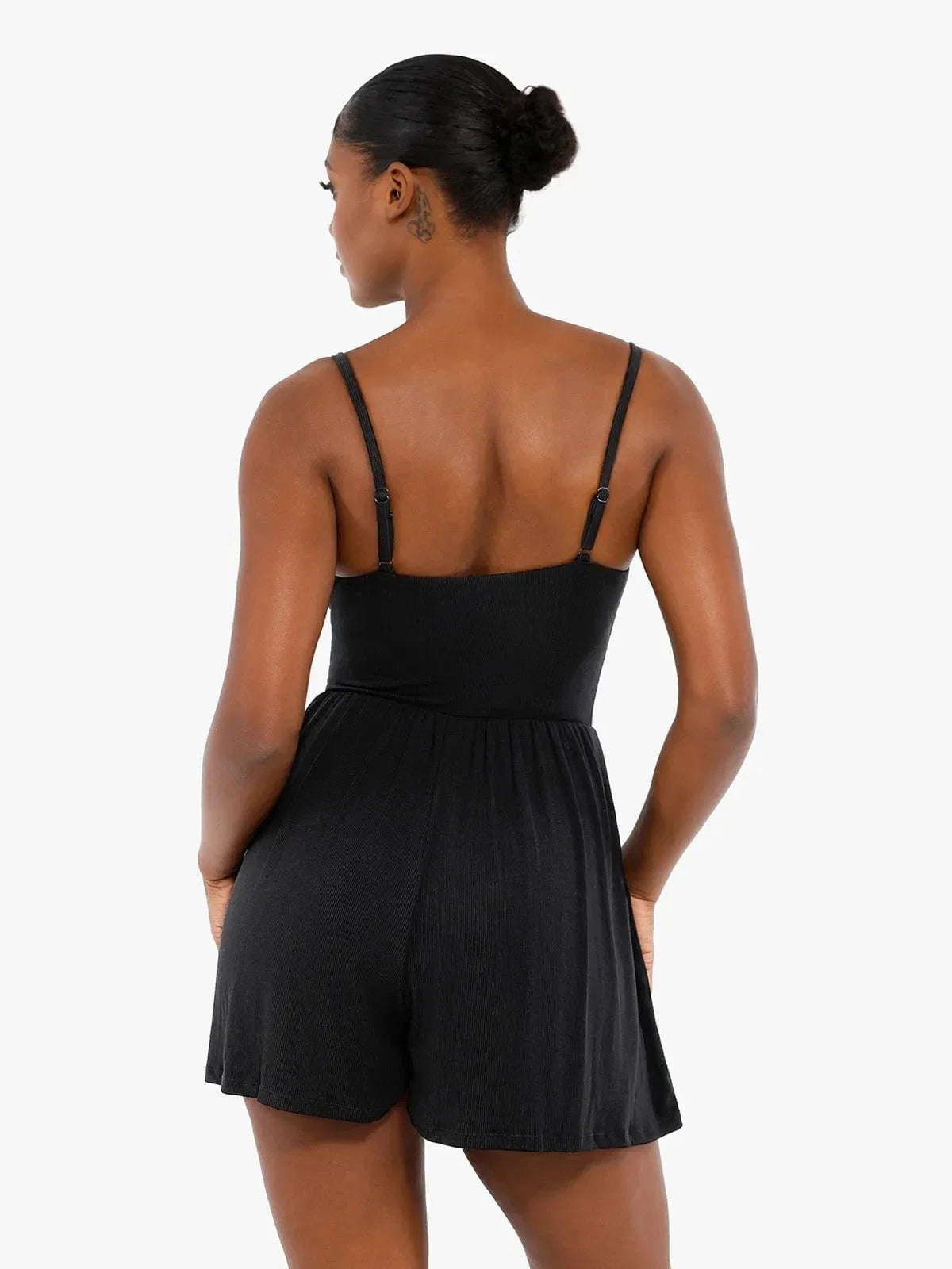 Shapewear Modal Tummy Control Wide-Leg Romper