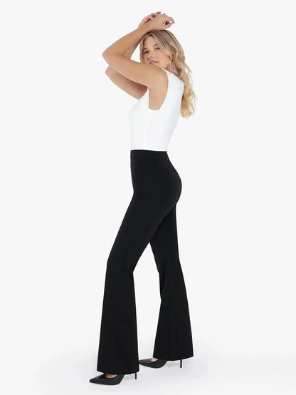 Day To Night Set Solid Sculpting Bodysuit Built-in Shapewear Pants