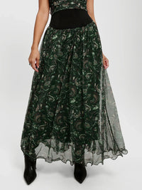 Forest Green Floral