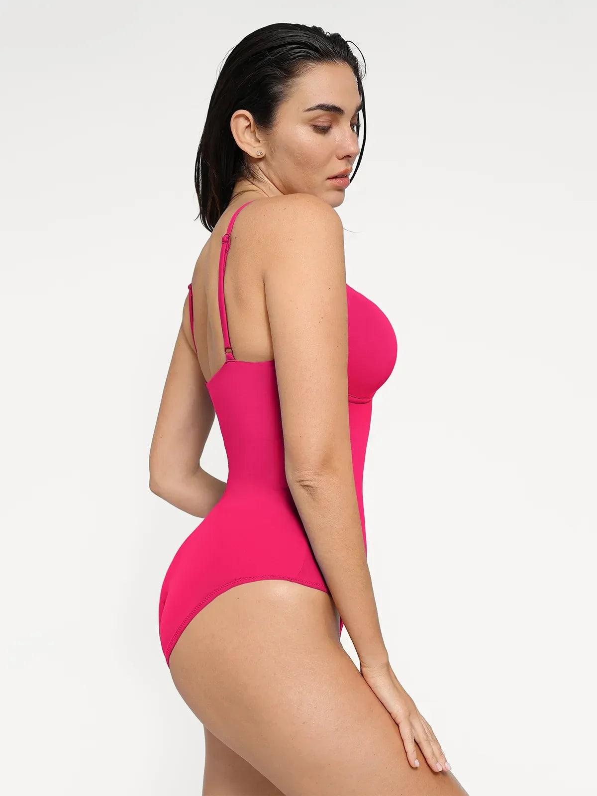 Shapewear Plunging V Slimming One-Piece Swimsuit