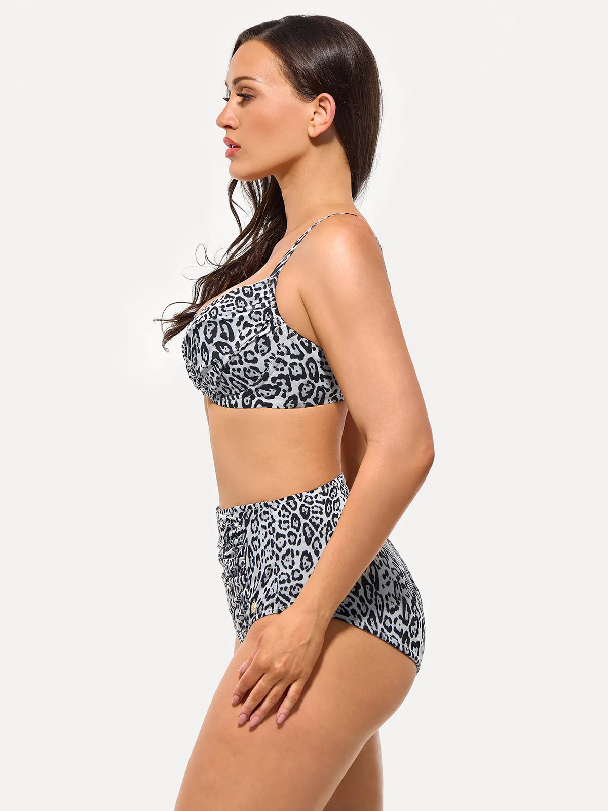 Shapewear Ruched Tummy Control Bikini Set