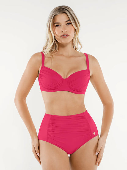 Shapewear Ruched Tummy Control Bikini Set