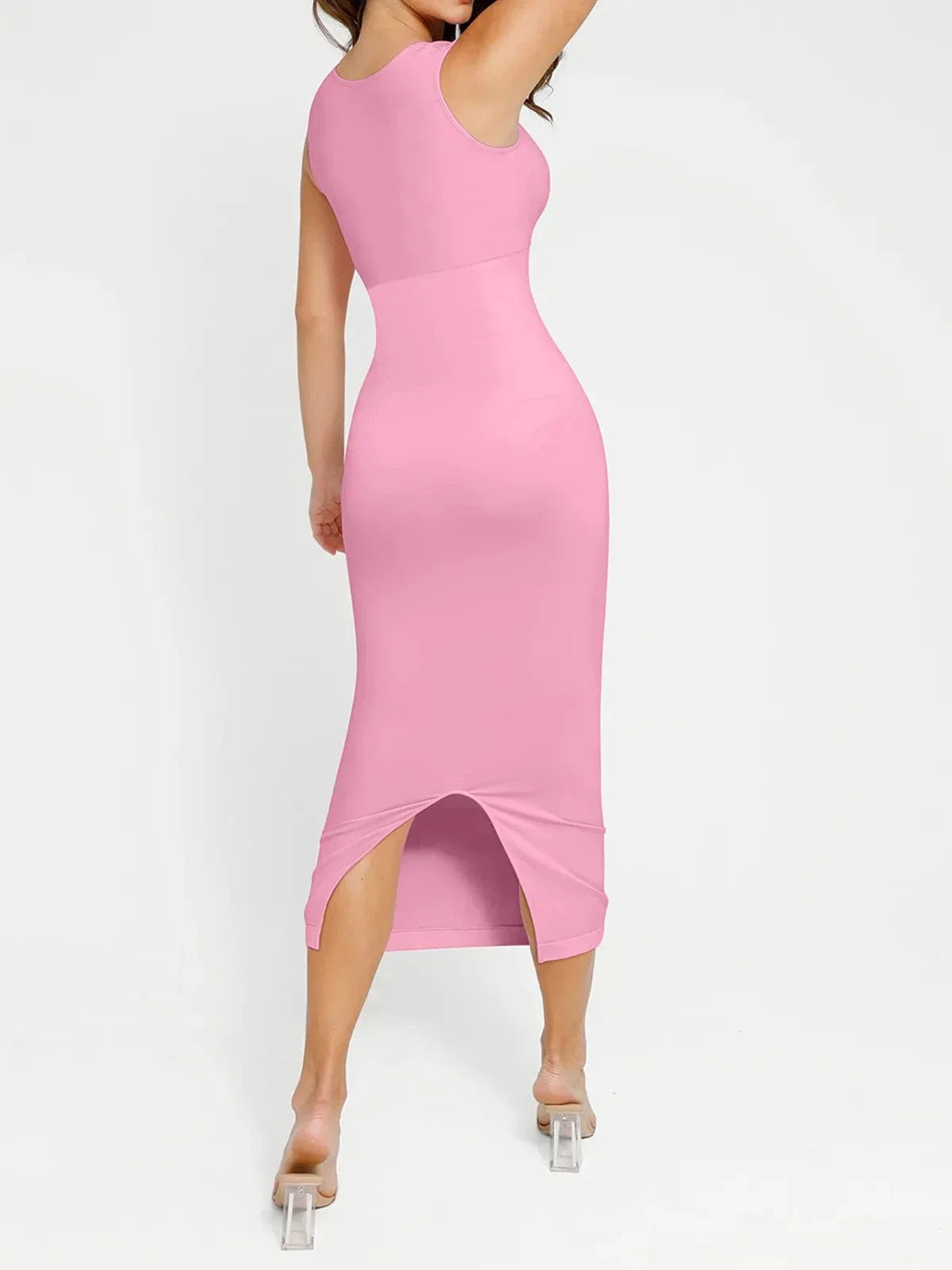 Shapewear Sleeveless Square Neck Slimming Seamless Dress