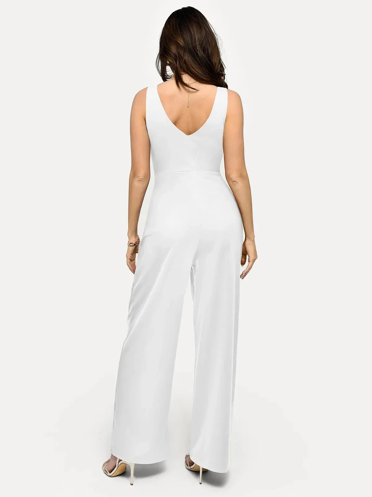 Shapewear Slimming Wide-Leg Jumpsuit