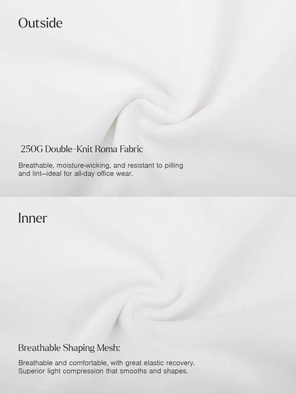 Shapewear Square Neck Sculpting A-Line Mini Dress