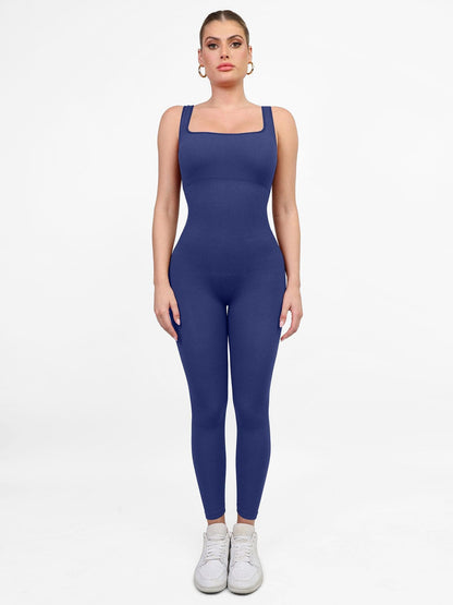 Shapewear Seamless Long Sleeve & Square Neck Sleeveless Jumpsuits