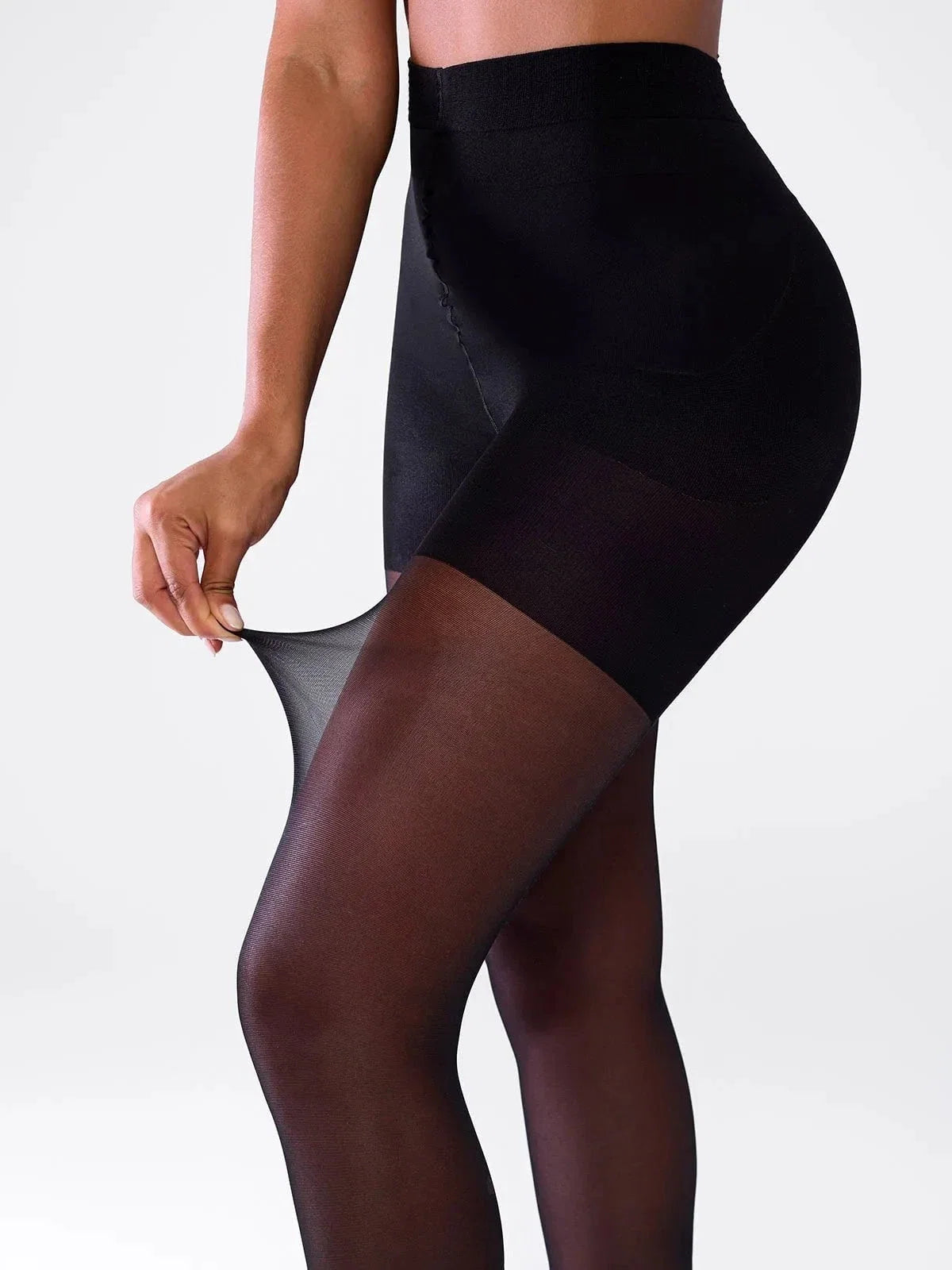 Sheer Control Top Shaping Tights