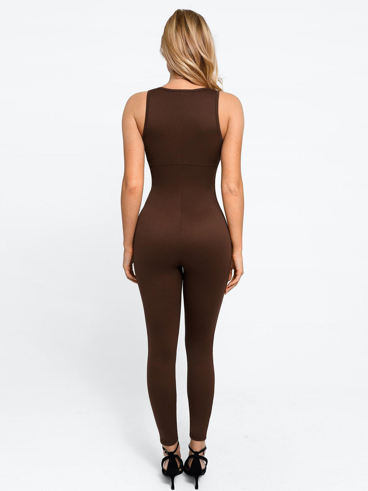 The Shapewear Jumpsuit Sleeveless Shapewear Zip Front For Insiders