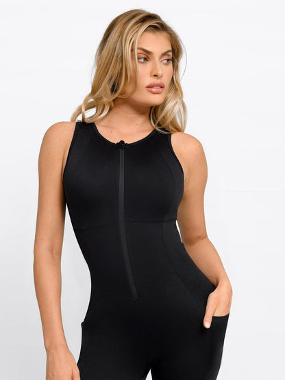 The Shapewear Jumpsuit Sleeveless Shapewear Zip Front For Insiders