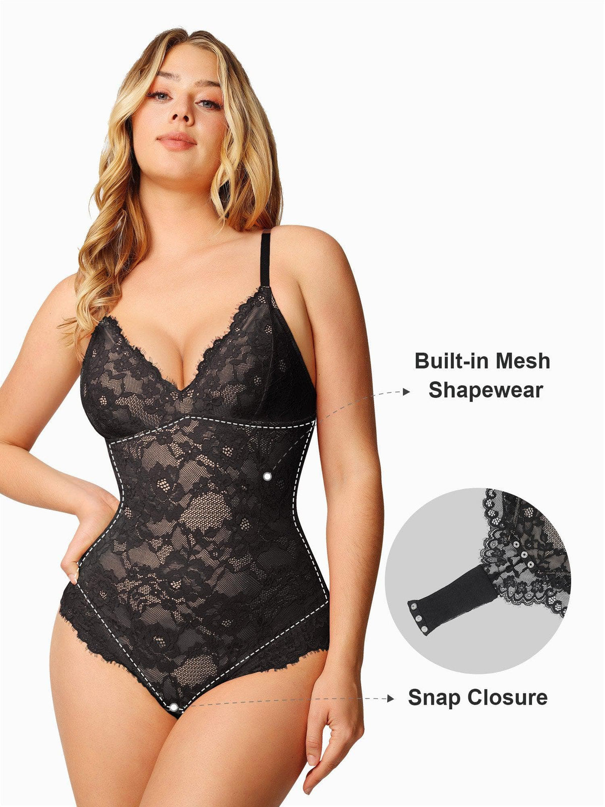 Sexy Lace Bodysuit Shapewear