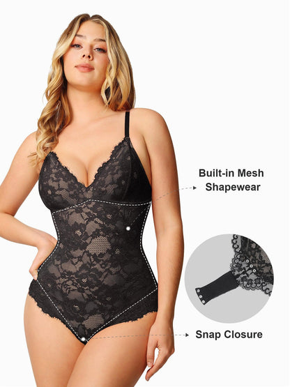 Sexy Lace Bodysuit Shapewear